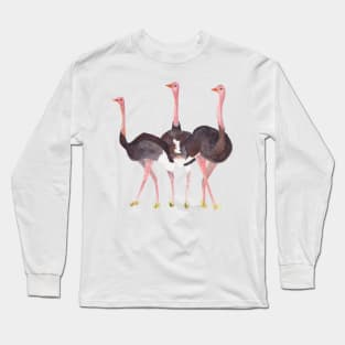 Ostriches Long Sleeve T-Shirt